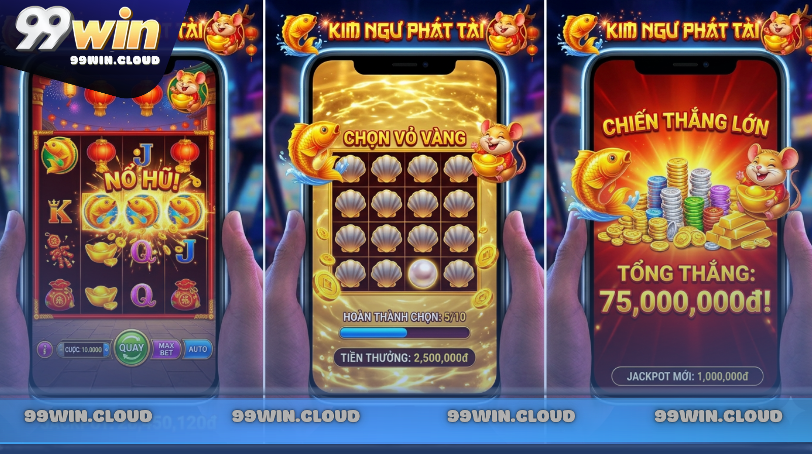Kim Ngư Phát Tài – Siêu Phẩm Slot Tài Lộc Hot Tại 99WIN 2 Đặc điểm đặc biệt về nổ hũ Kim Ngư Phát Tài
